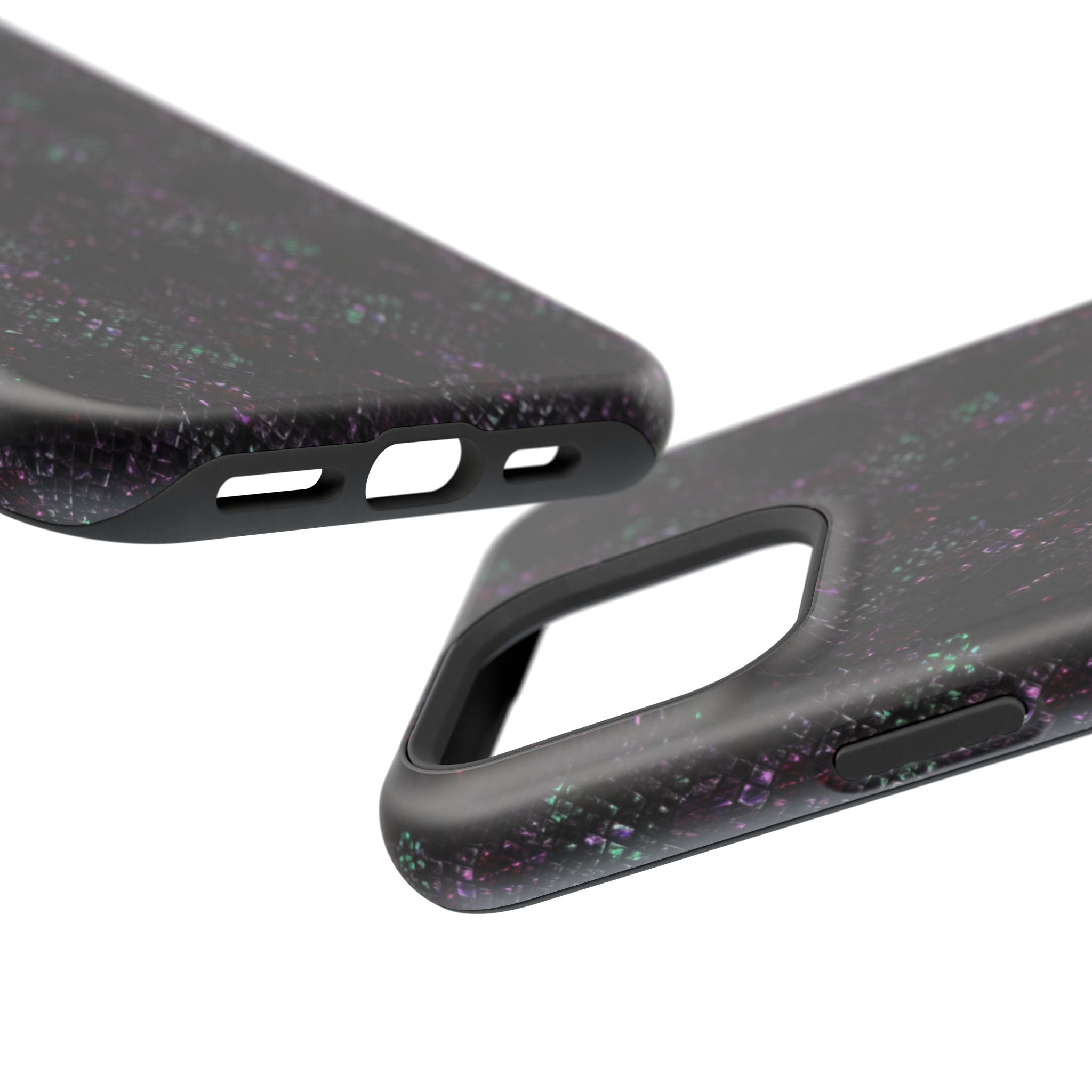 Iridescent Snakeskin Magnetic Impact Resistant Phone Case