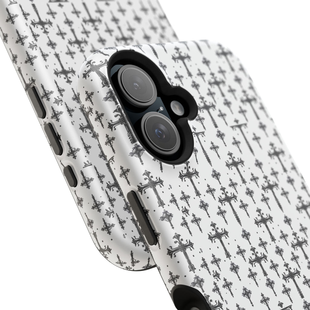 Gothic Cross Magnetic Impact Resistant Phone Case