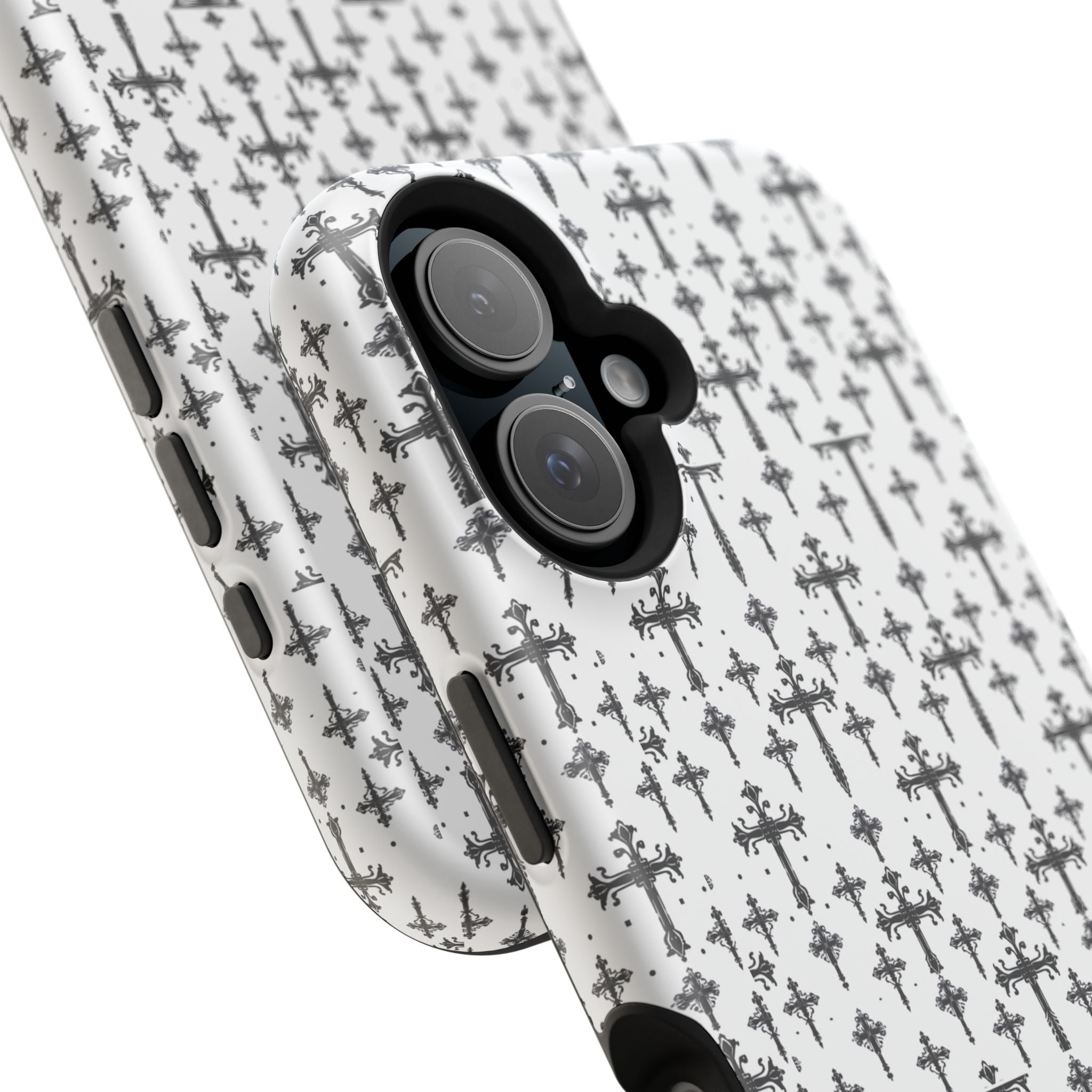 Gothic Cross Magnetic Impact Resistant Phone Case