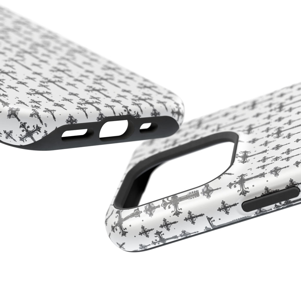 Gothic Cross Magnetic Impact Resistant Phone Case