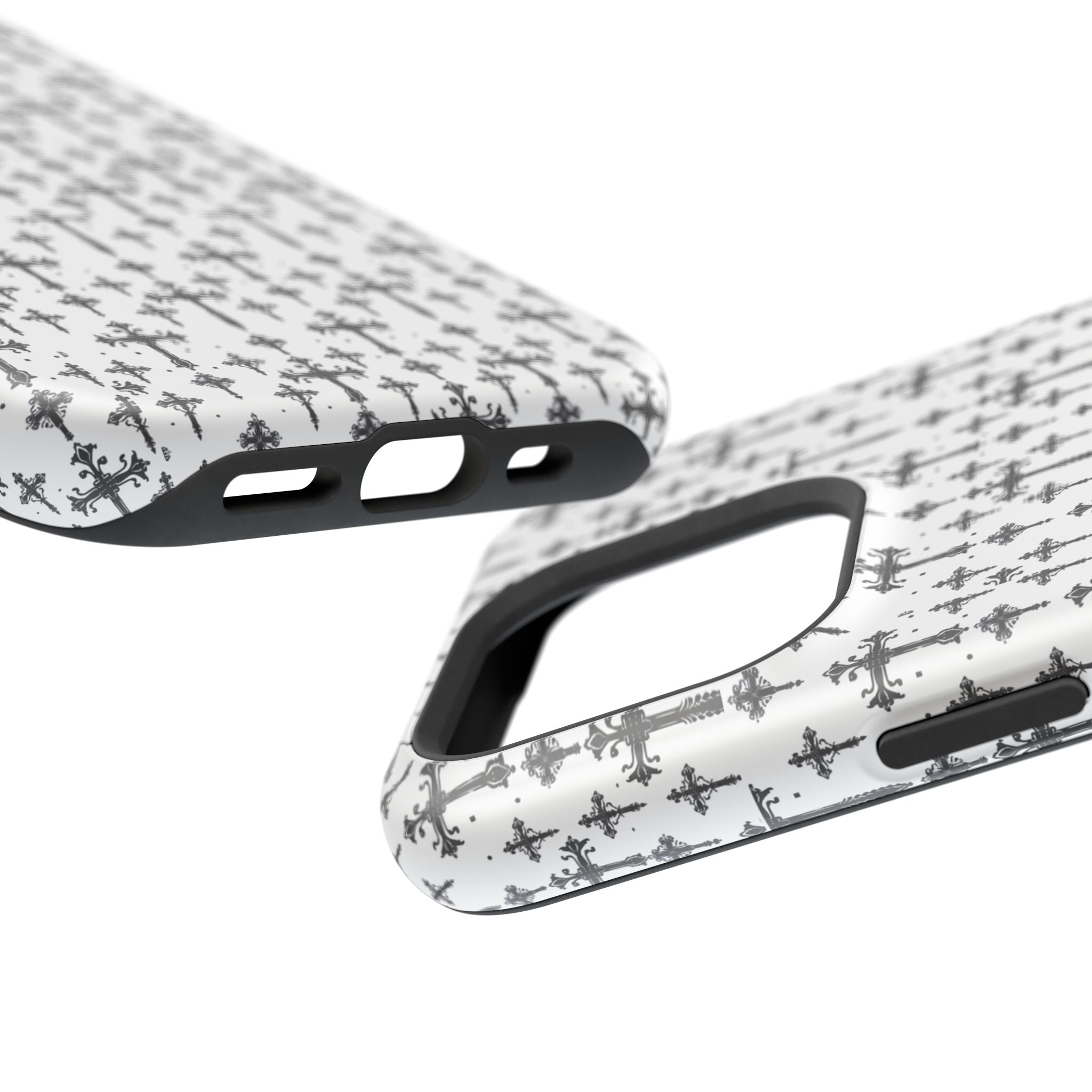 Gothic Cross Magnetic Impact Resistant Phone Case
