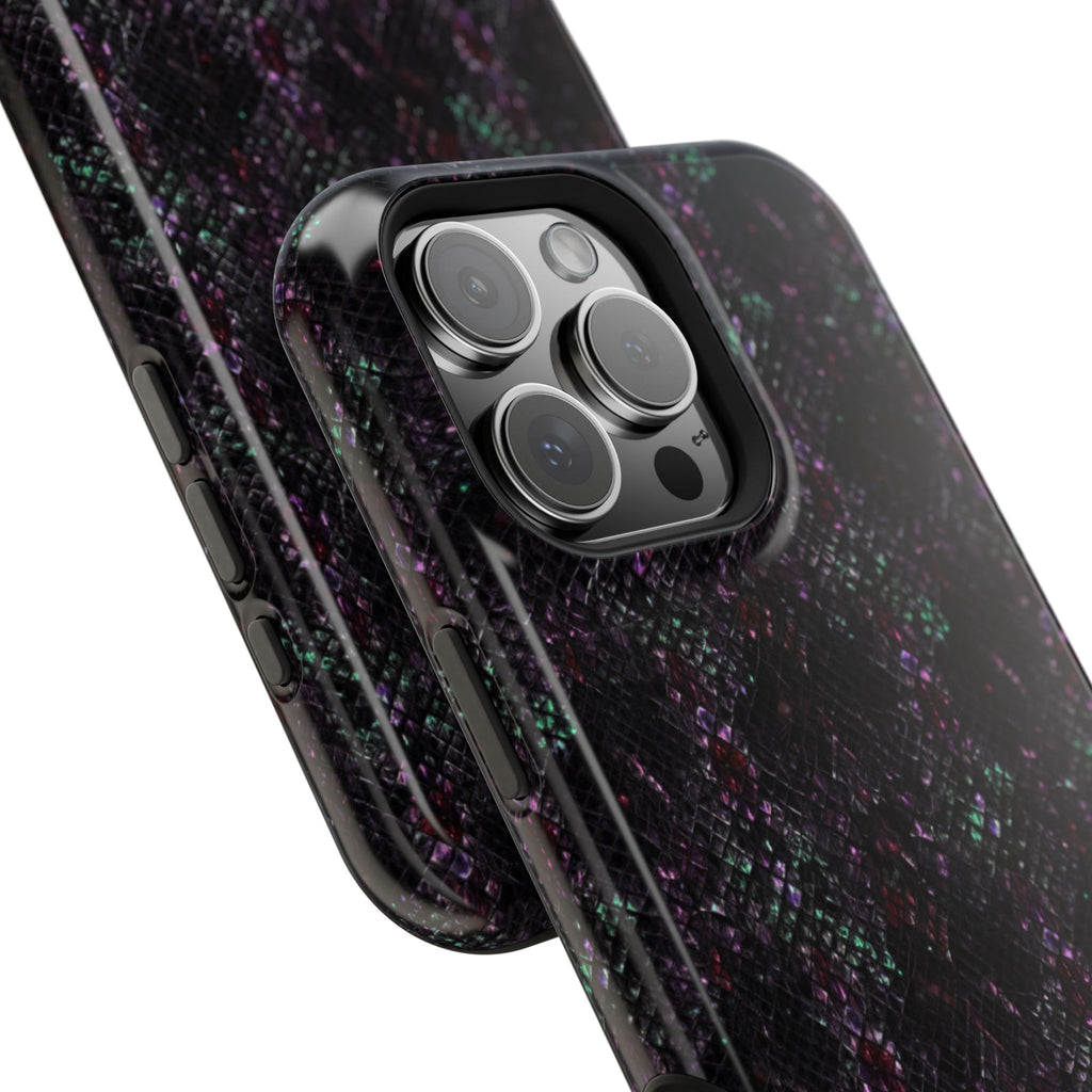 Iridescent Snakeskin Magnetic Impact Resistant Phone Case
