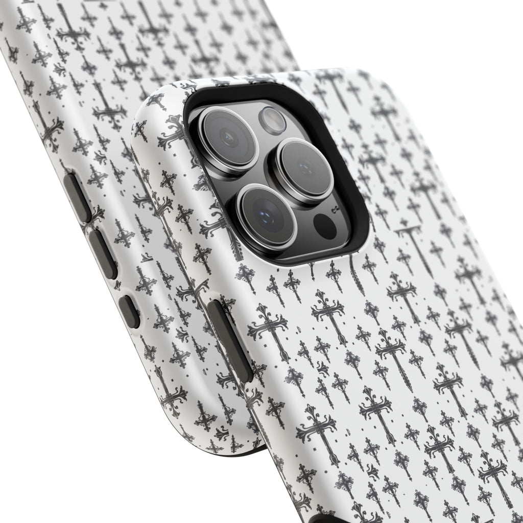 Gothic Cross Magnetic Impact Resistant Phone Case