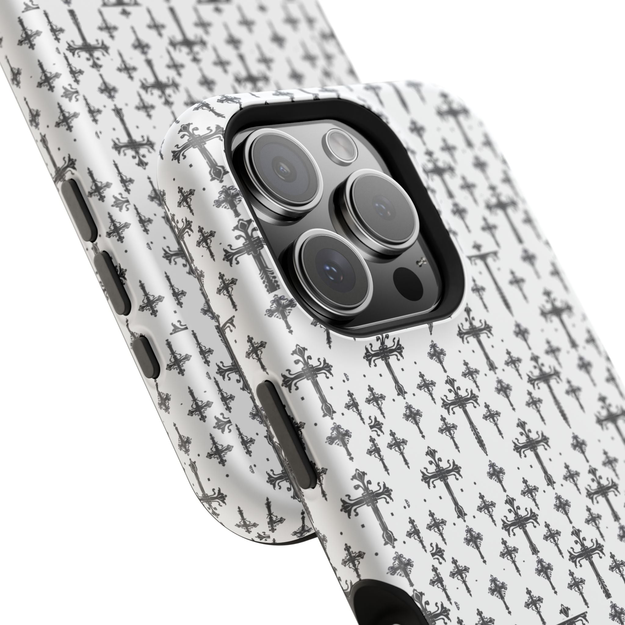 Gothic Cross Magnetic Impact Resistant Phone Case