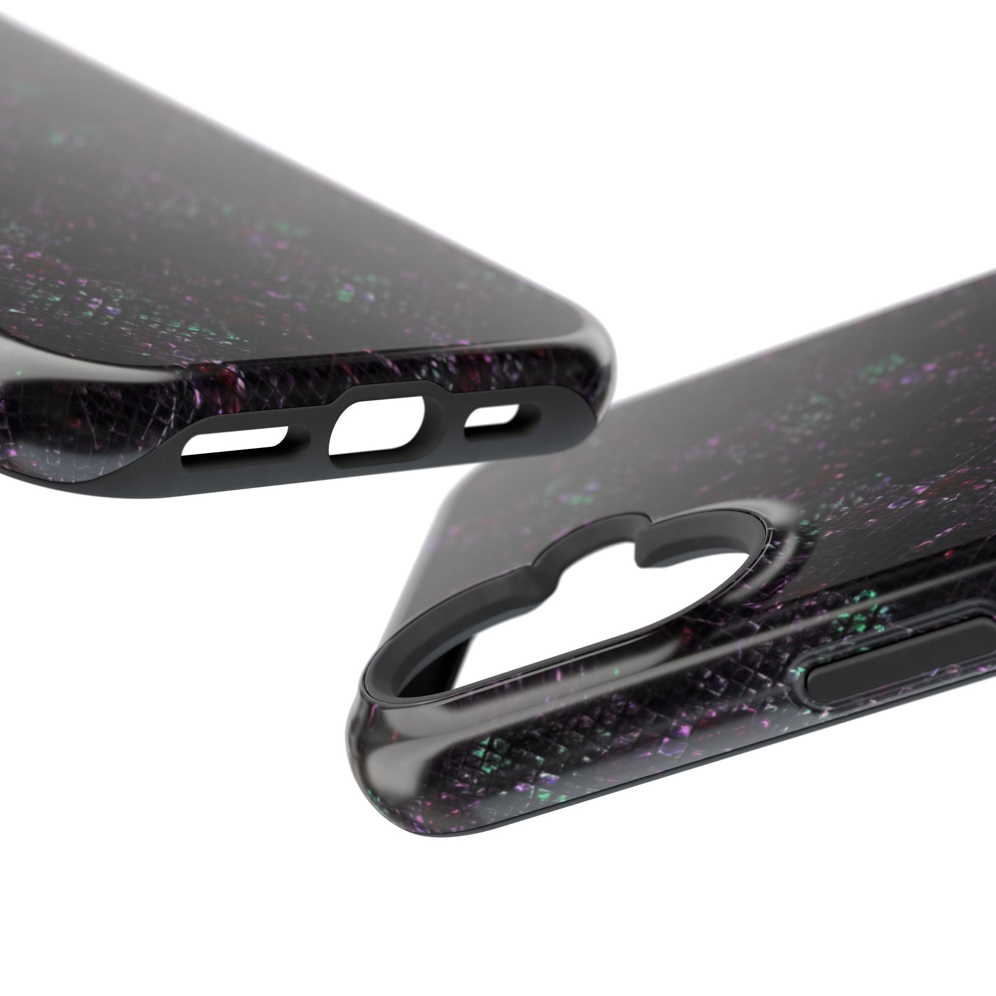 Iridescent Snakeskin Magnetic Impact Resistant Phone Case