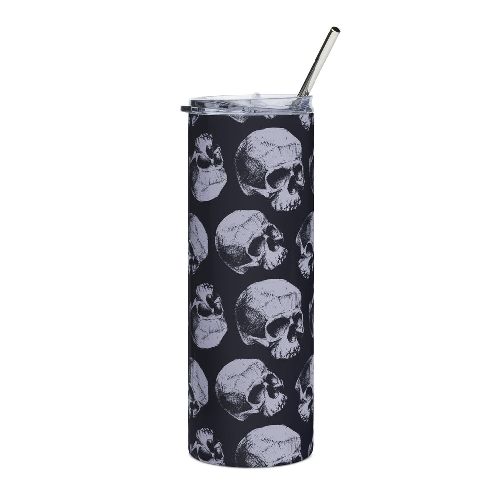Skull Pattern Stainless Steel Tumbler (20 oz)