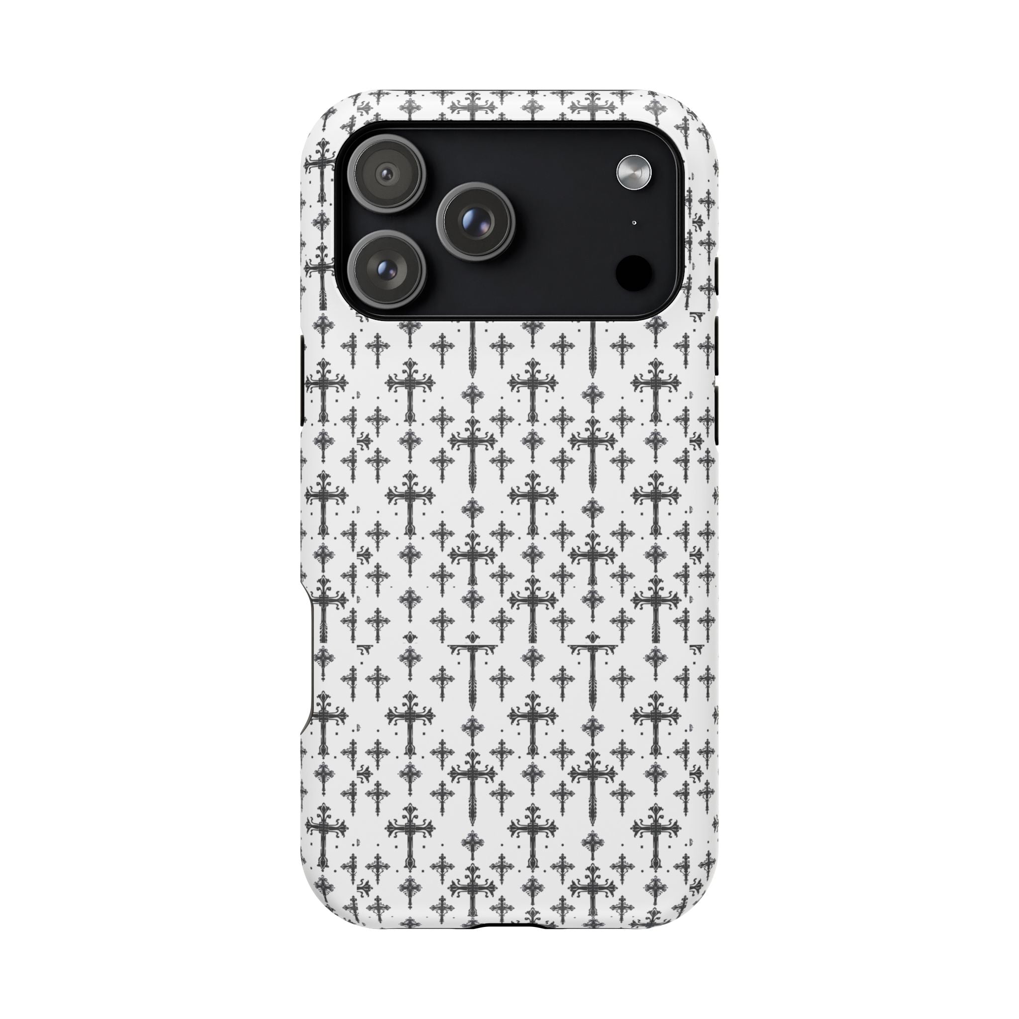 Gothic Cross Magnetic Impact Resistant Phone Case