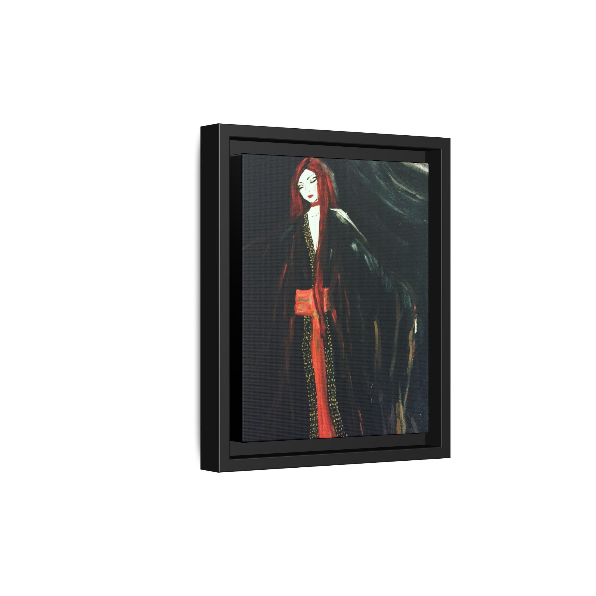 Framed Matte Canvas - The Crimson Lady