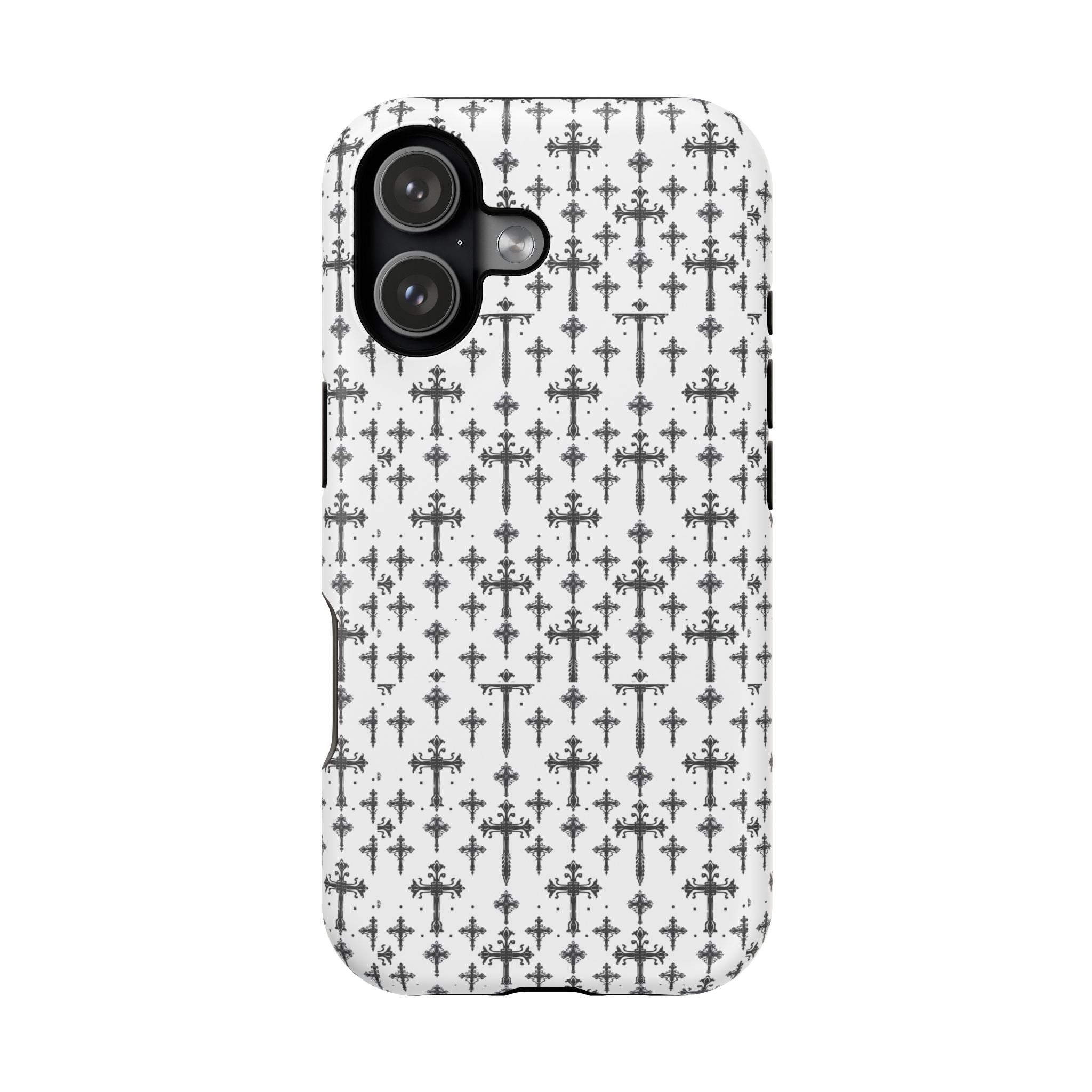 Gothic Cross Magnetic Impact Resistant Phone Case