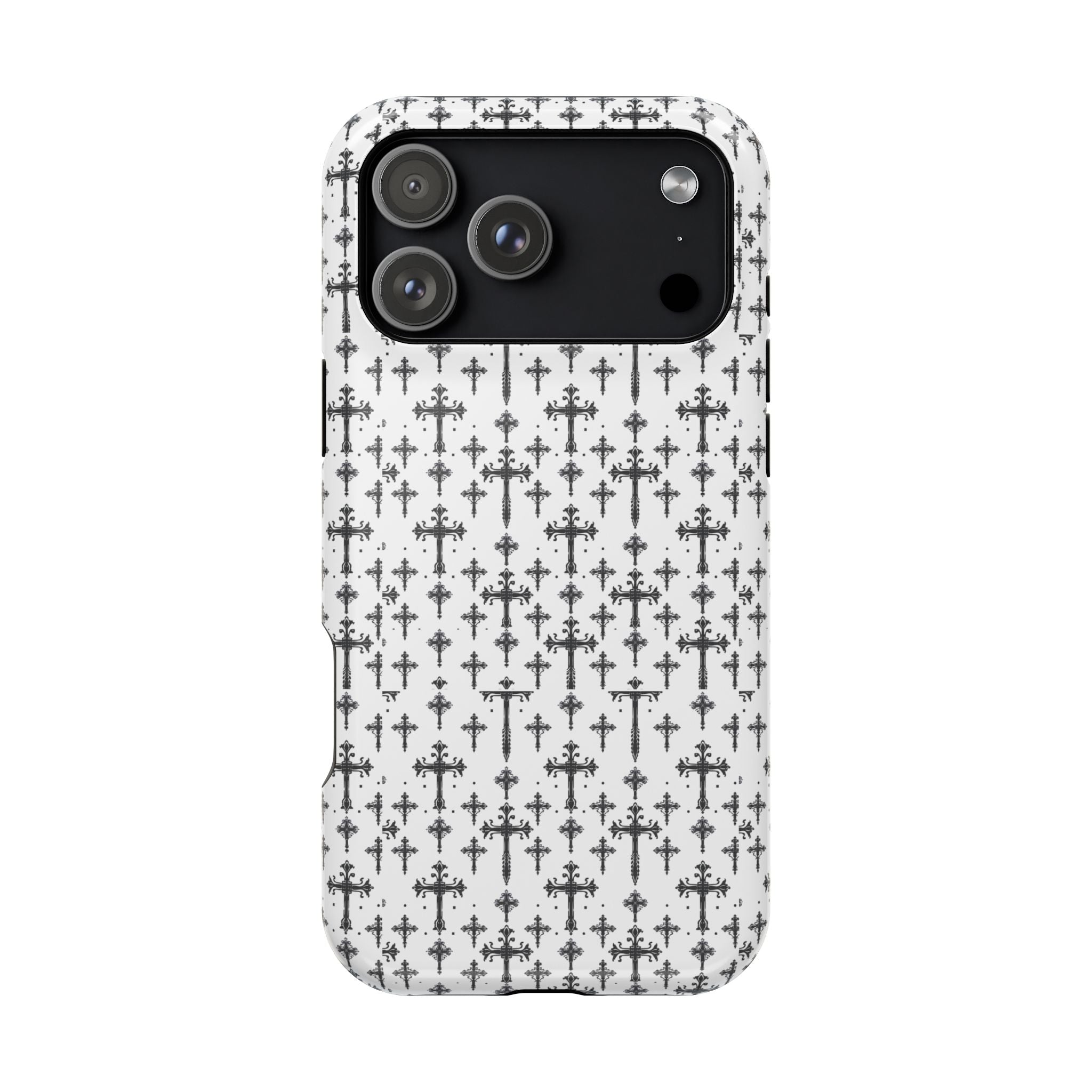 Gothic Cross Magnetic Impact Resistant Phone Case