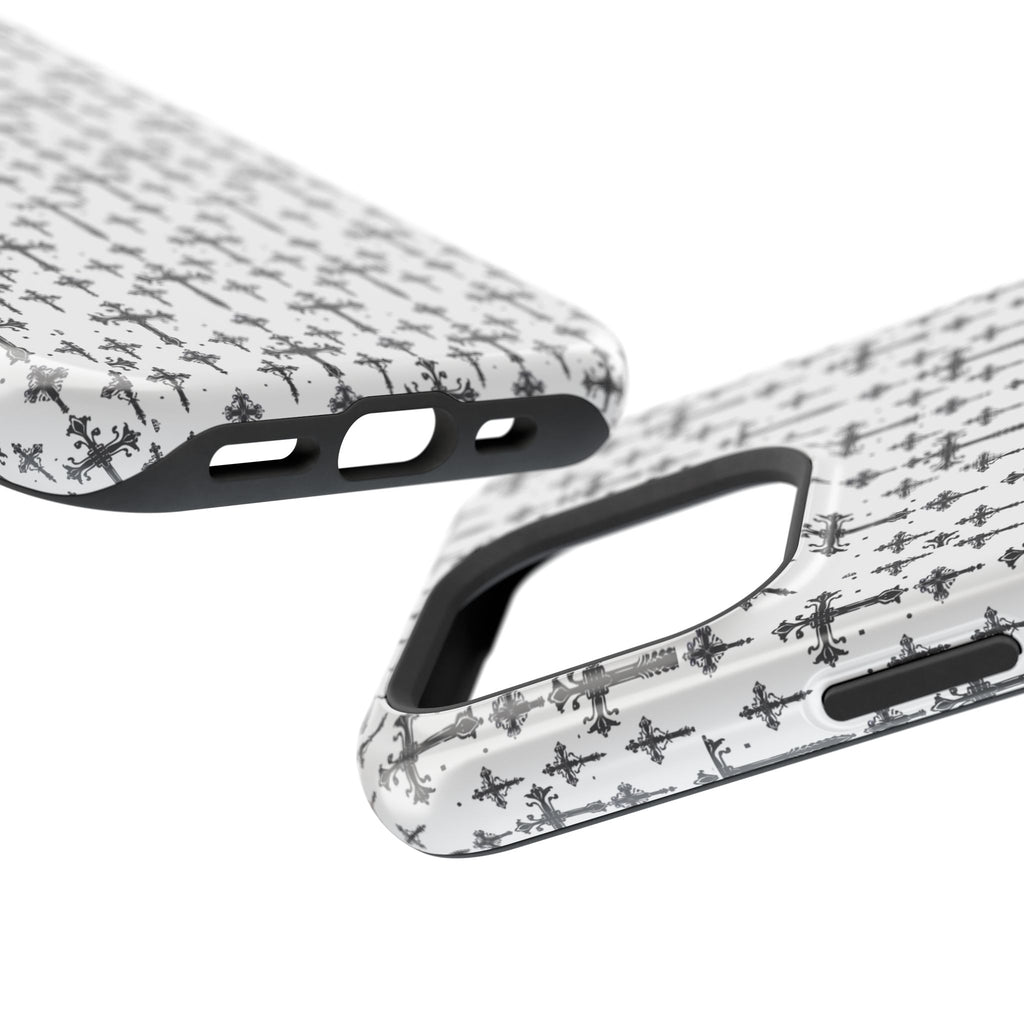 Gothic Cross Magnetic Impact Resistant Phone Case