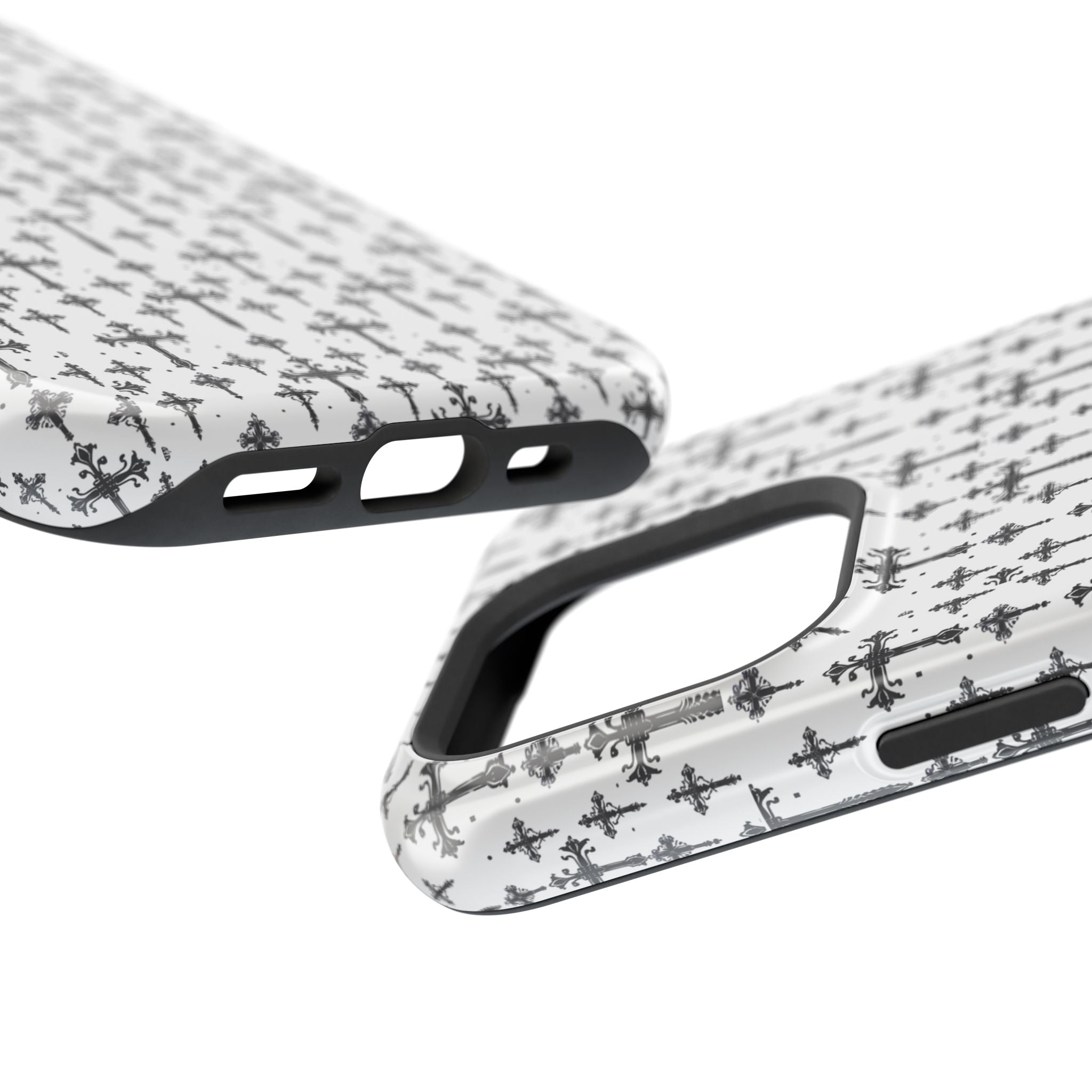 Gothic Cross Magnetic Impact Resistant Phone Case