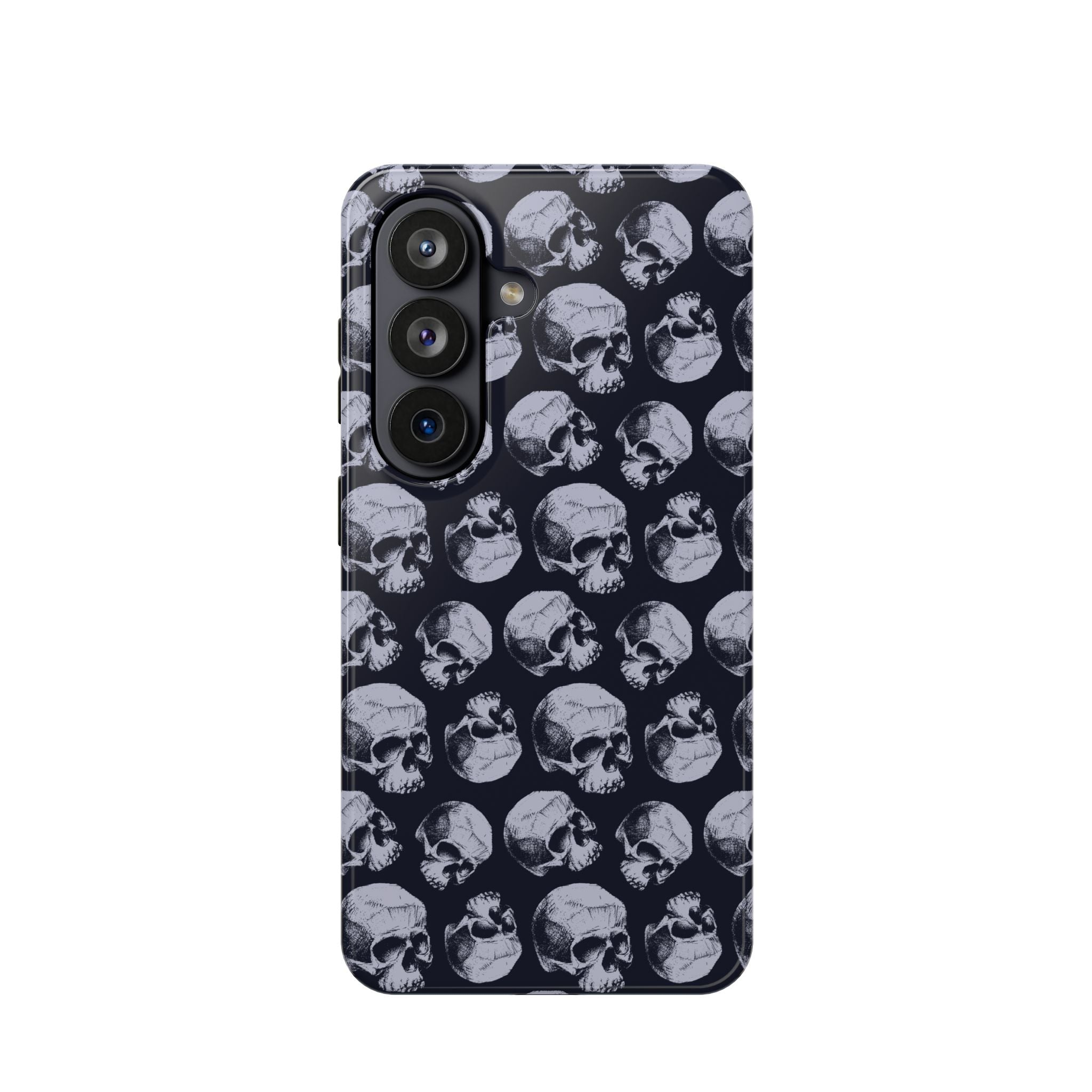 Skull Pattern Magnetic Phone Case — Impact-Resistant iPhone Cover