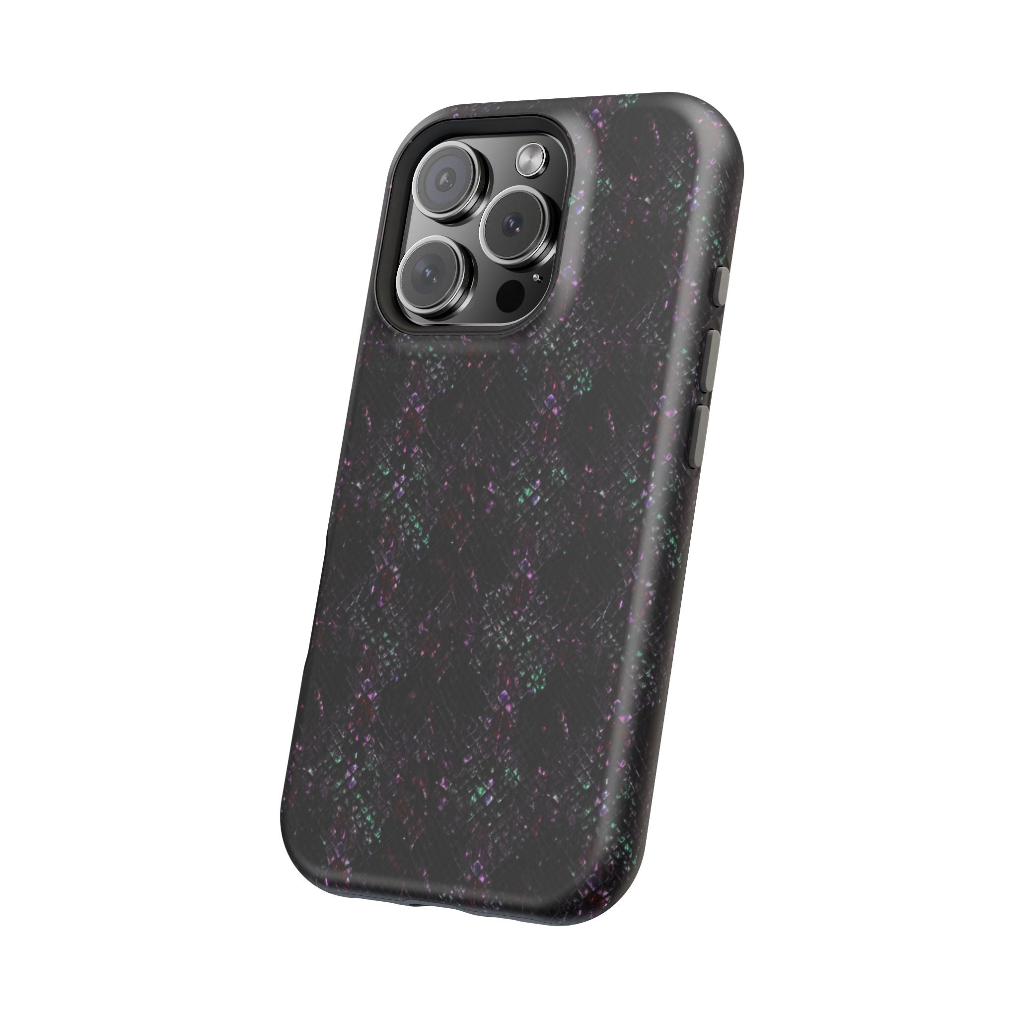 Iridescent Snakeskin Magnetic Impact Resistant Phone Case