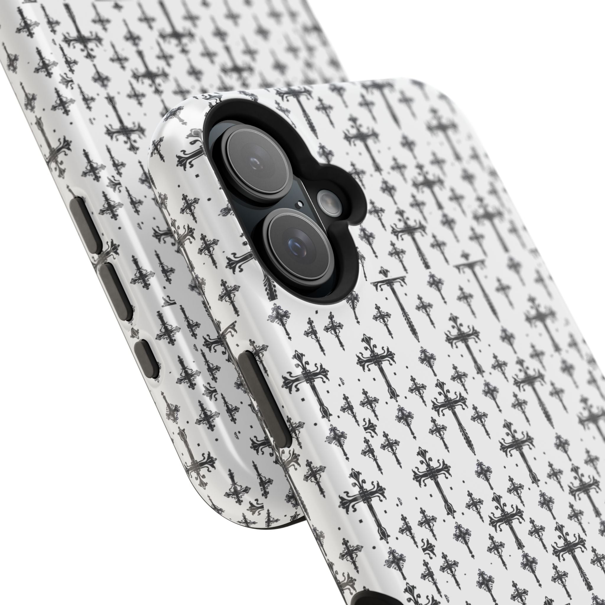 Gothic Cross Magnetic Impact Resistant Phone Case