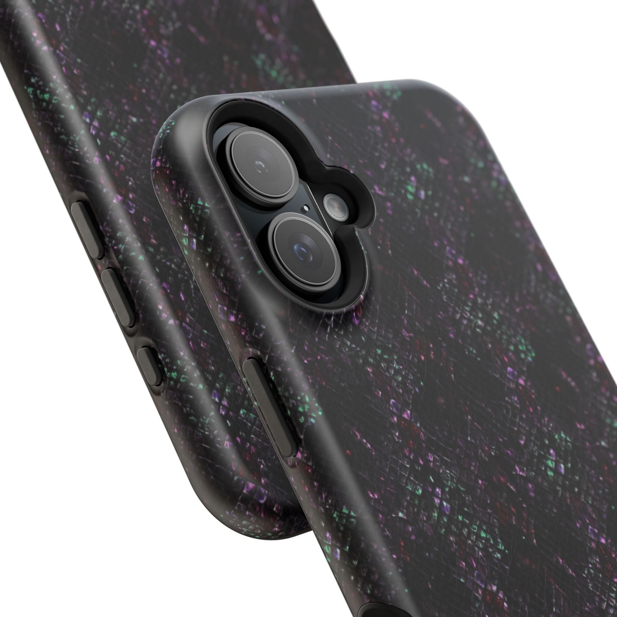 Iridescent Snakeskin Magnetic Impact Resistant Phone Case