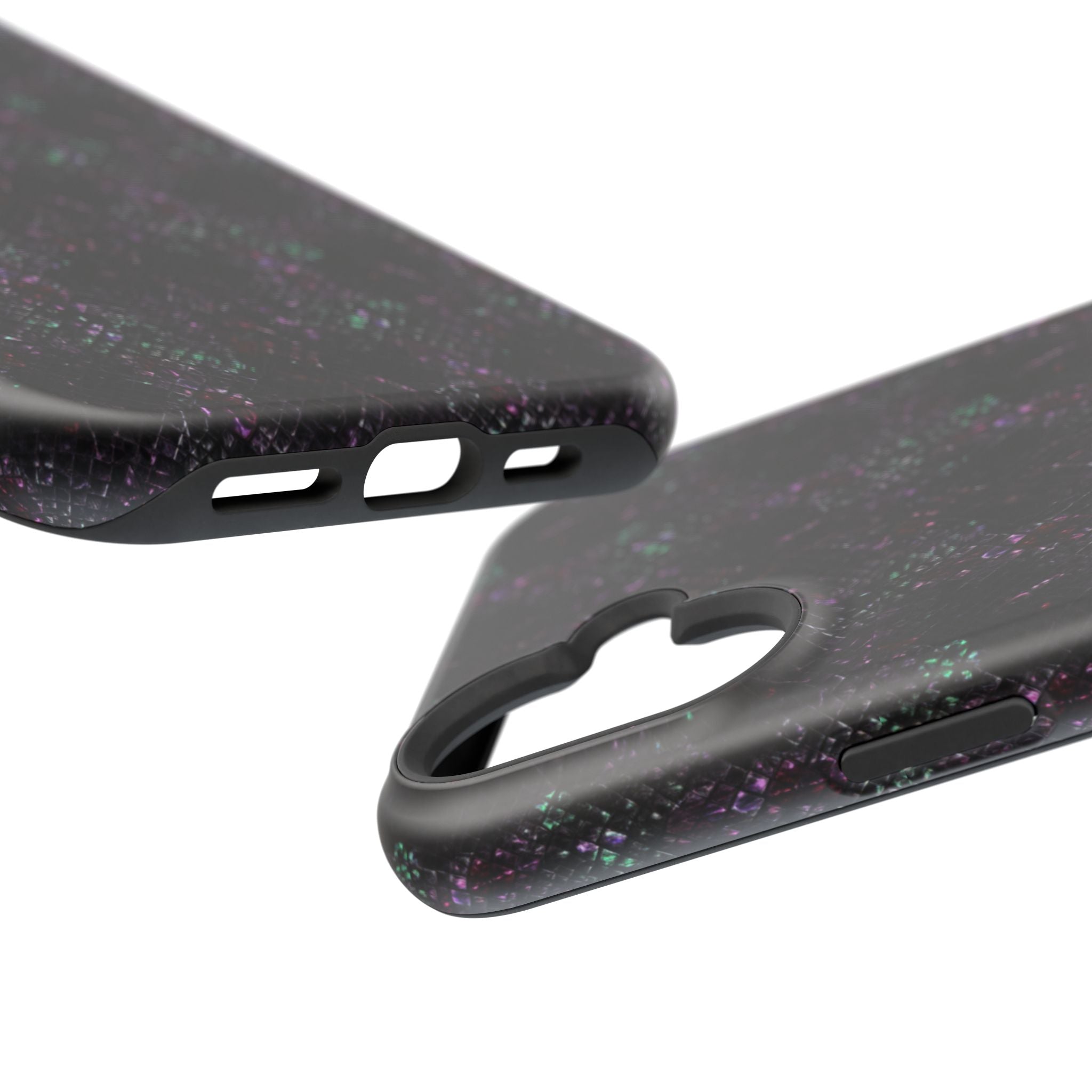 Iridescent Snakeskin Magnetic Impact Resistant Phone Case