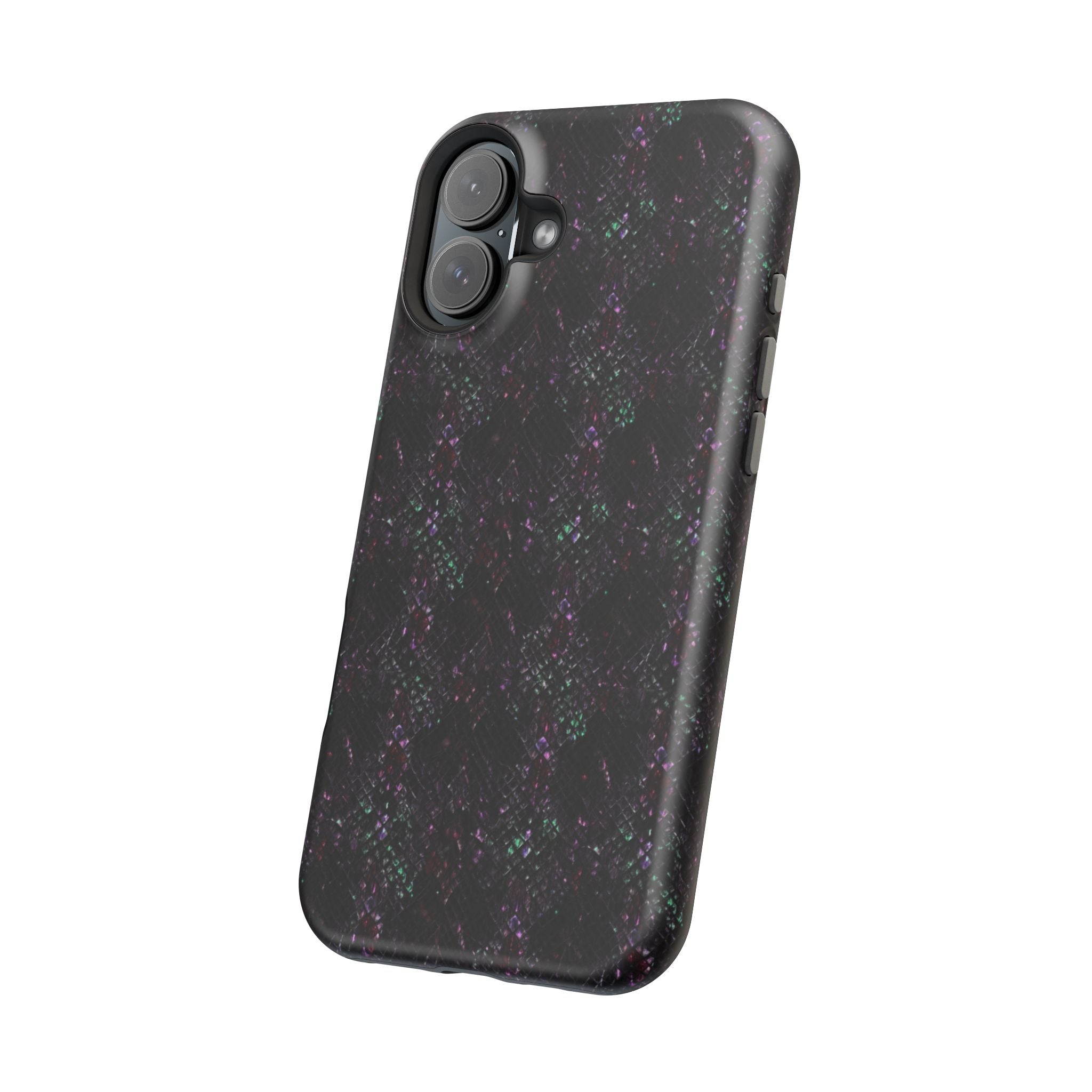 Iridescent Snakeskin Magnetic Impact Resistant Phone Case