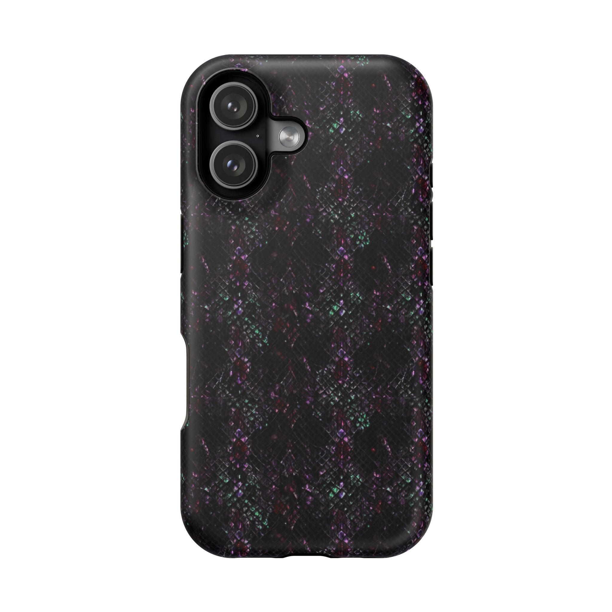 Iridescent Snakeskin Magnetic Impact Resistant Phone Case
