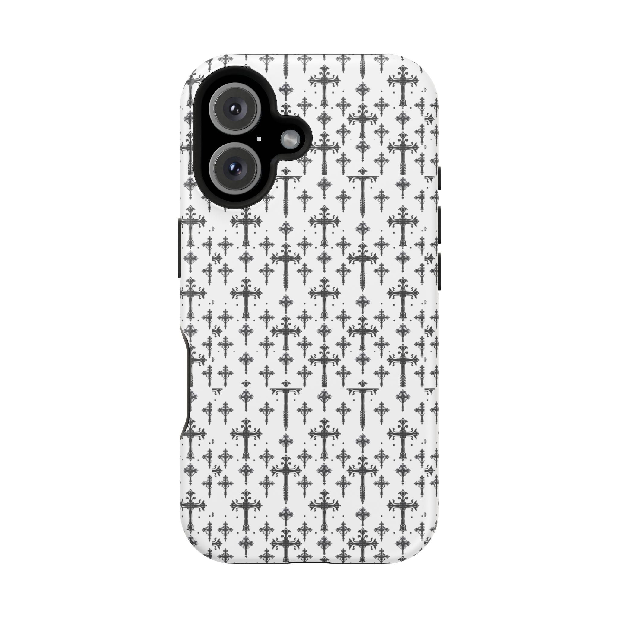 Gothic Cross Magnetic Impact Resistant Phone Case