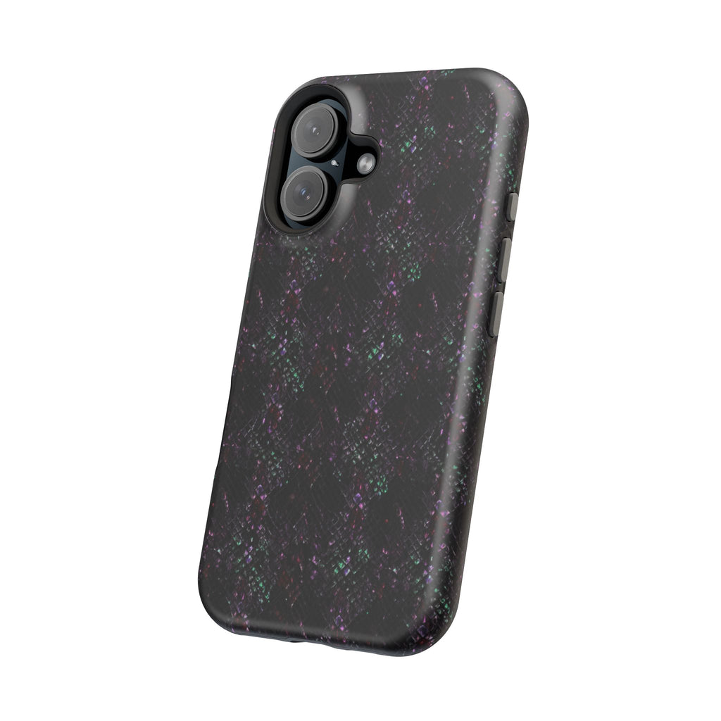 Iridescent Snakeskin Magnetic Impact Resistant Phone Case