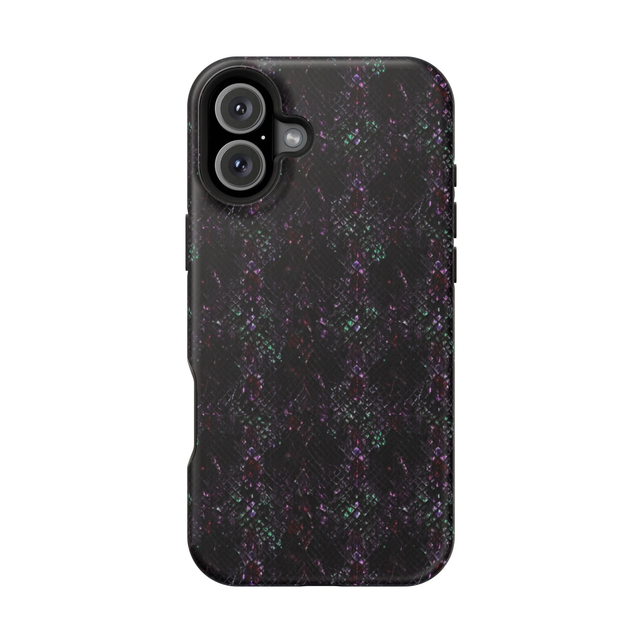 Iridescent Snakeskin Magnetic Impact Resistant Phone Case