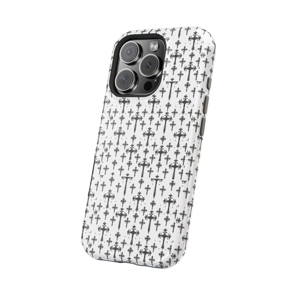 Gothic Cross Magnetic Impact Resistant Phone Case
