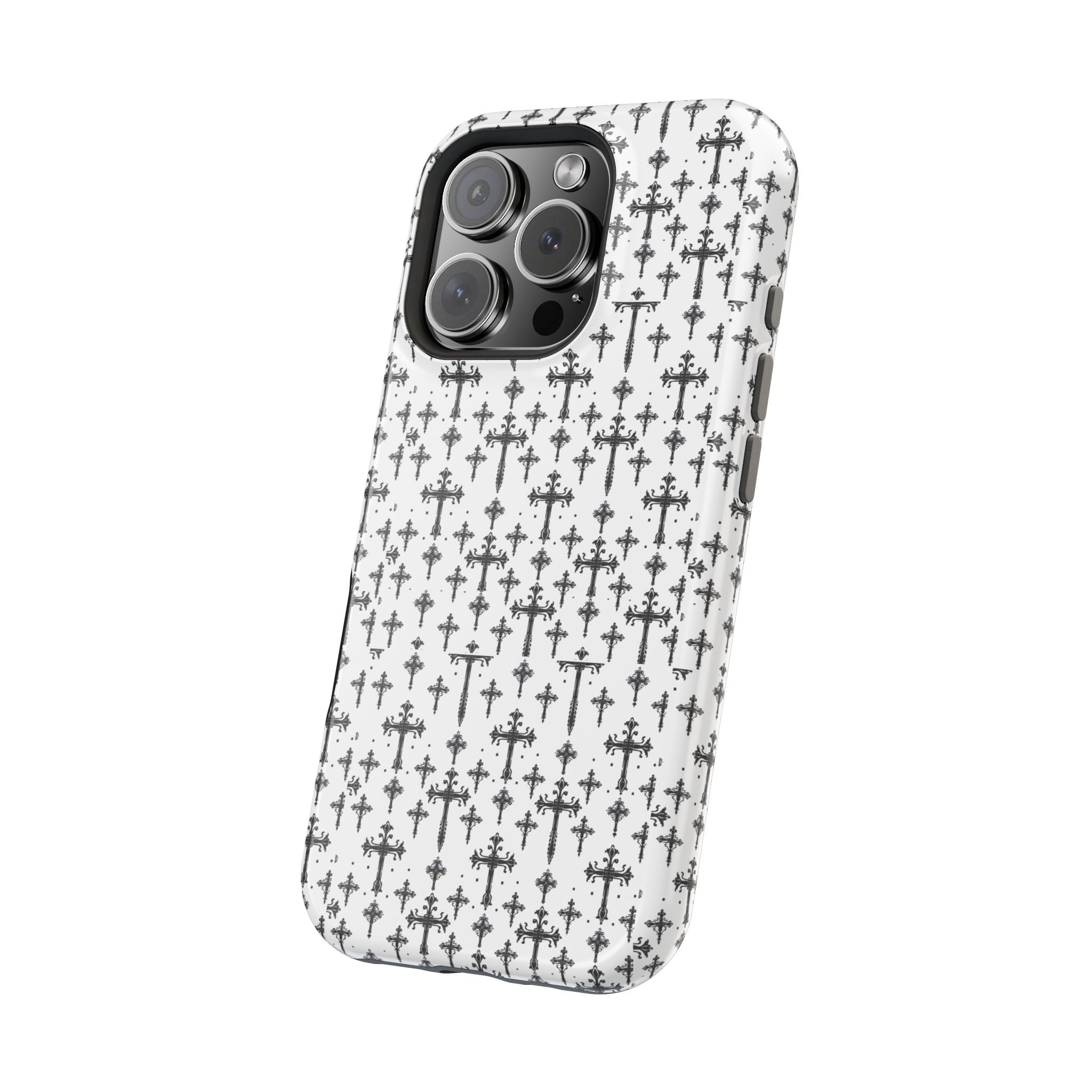 Gothic Cross Magnetic Impact Resistant Phone Case