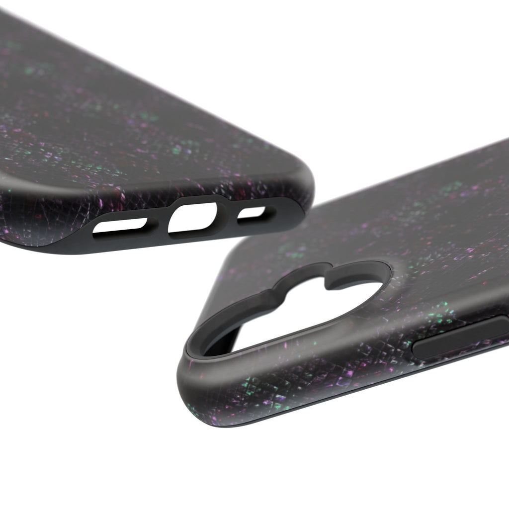 Iridescent Snakeskin Magnetic Impact Resistant Phone Case