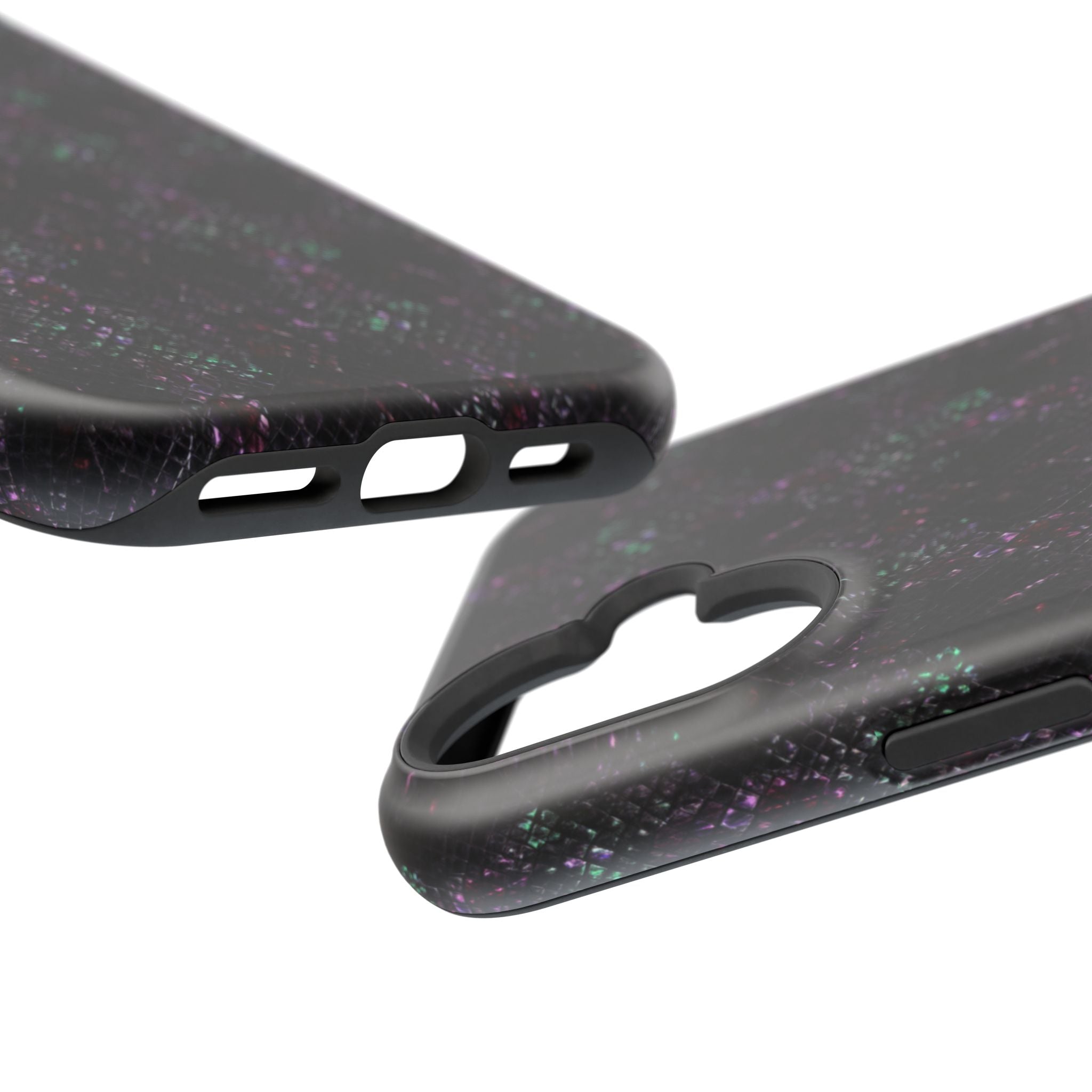 Iridescent Snakeskin Magnetic Impact Resistant Phone Case