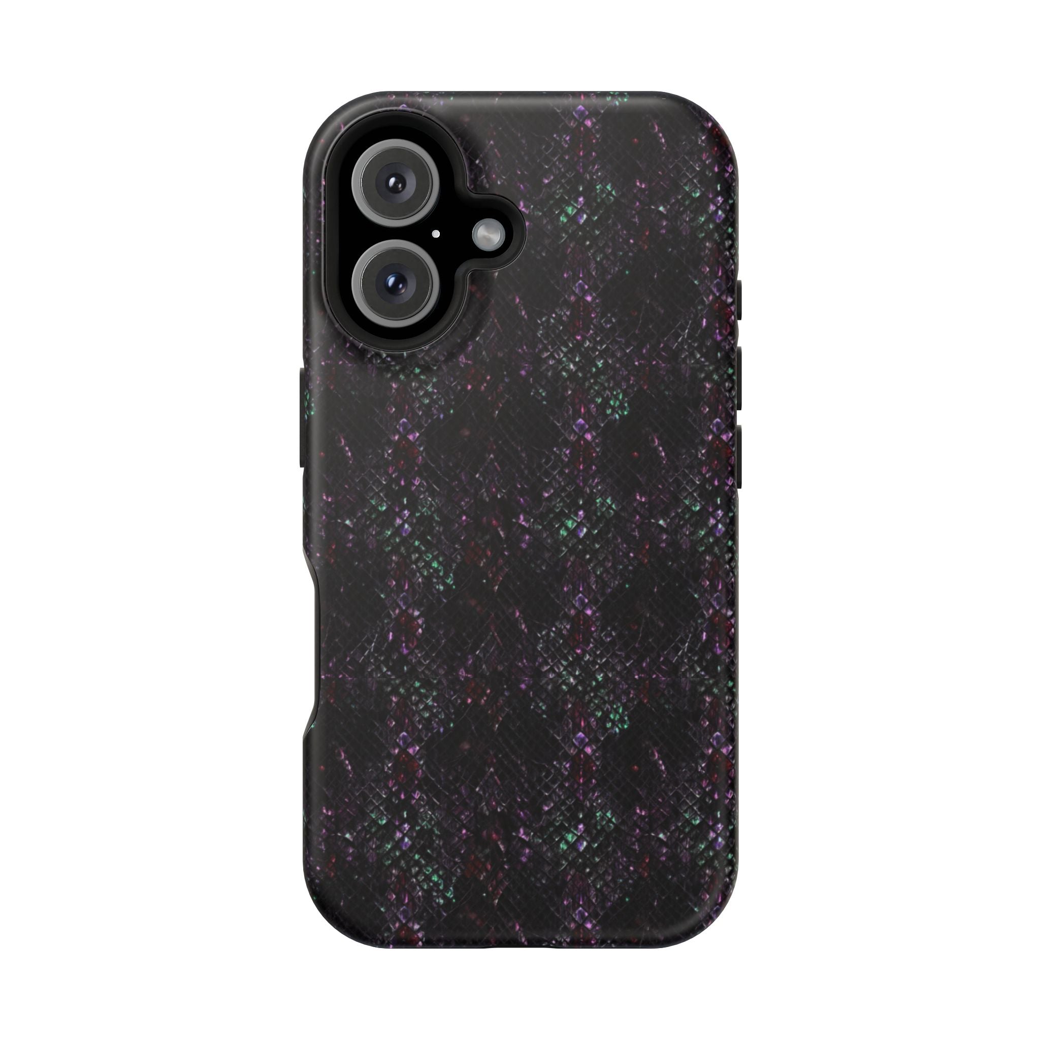 Iridescent Snakeskin Magnetic Impact Resistant Phone Case