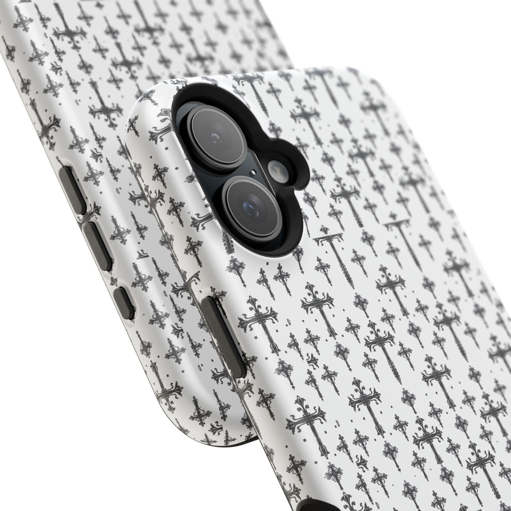 Gothic Cross Magnetic Impact Resistant Phone Case