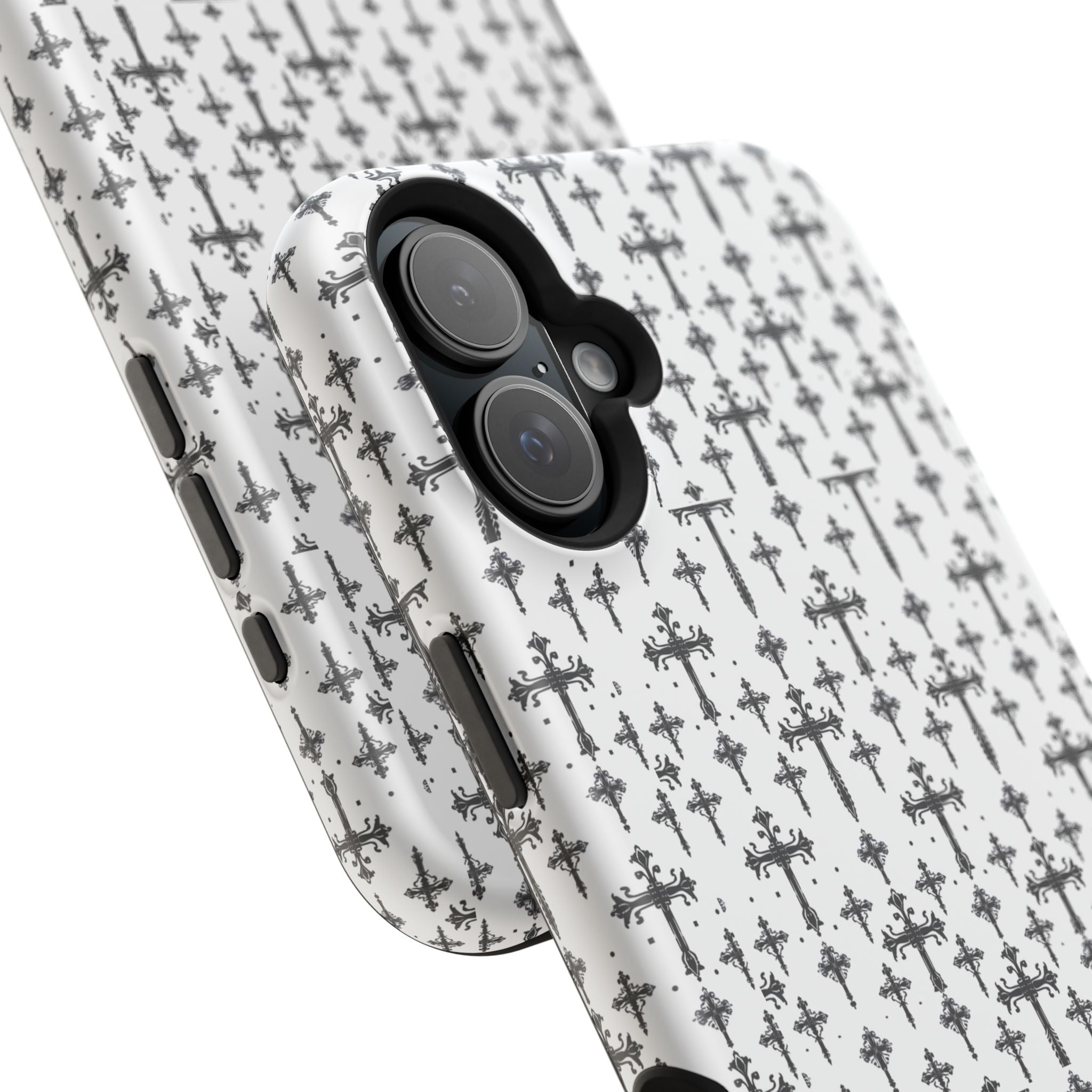 Gothic Cross Magnetic Impact Resistant Phone Case