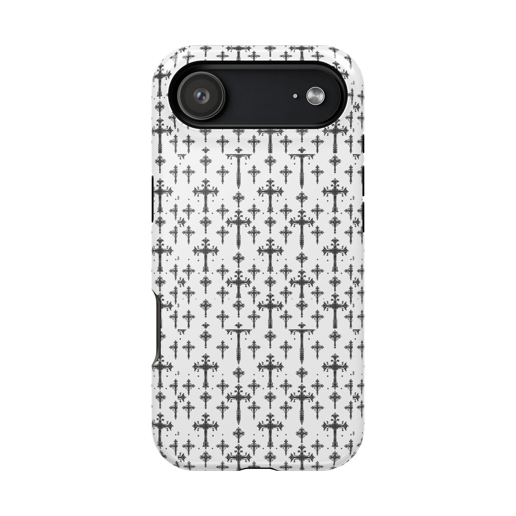 Gothic Cross Magnetic Impact Resistant Phone Case