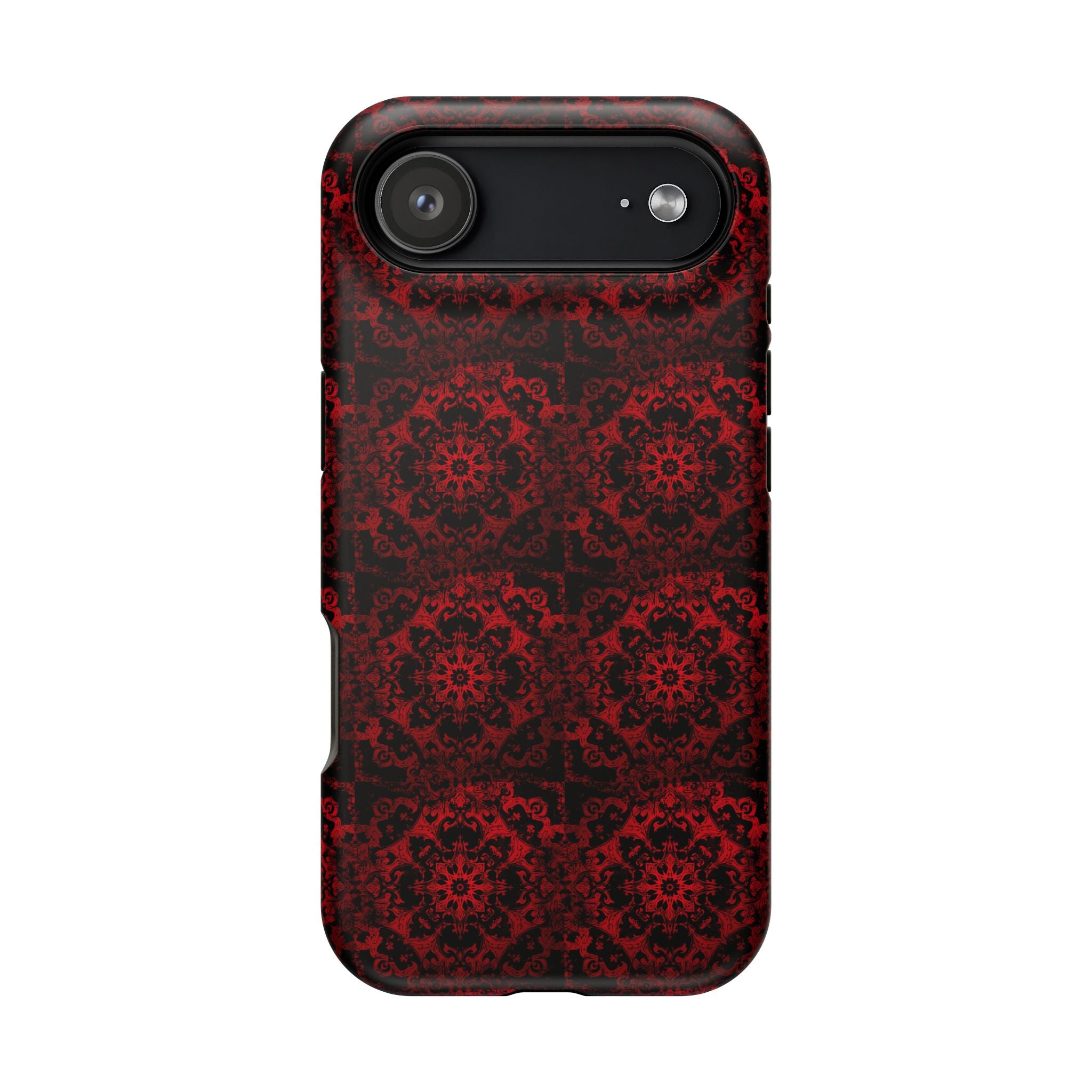 Gothic Red Mandala Magnetic Impact Resistant Phone Cover