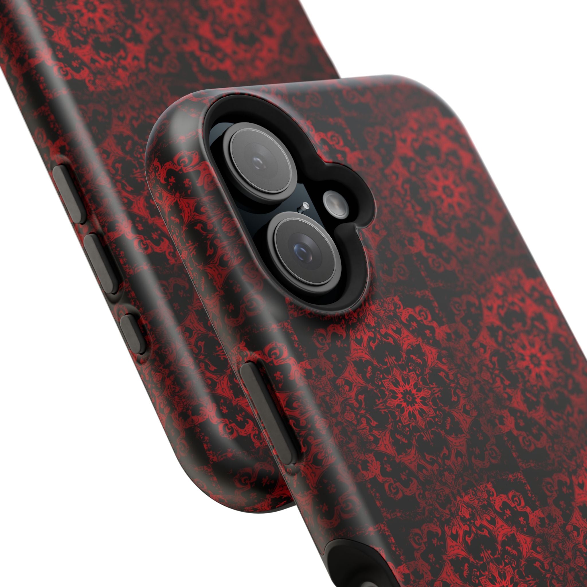 Gothic Red Mandala Magnetic Impact Resistant Phone Cover