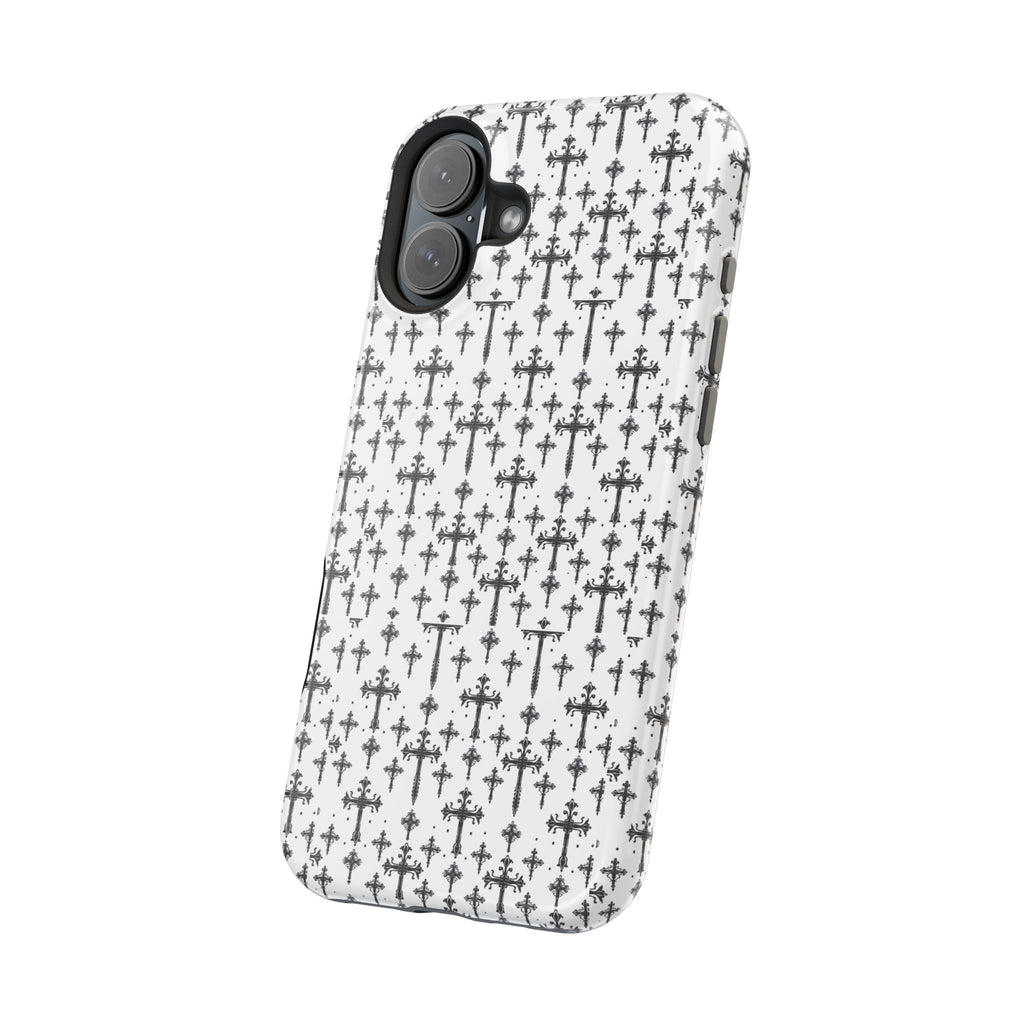 Gothic Cross Magnetic Impact Resistant Phone Case