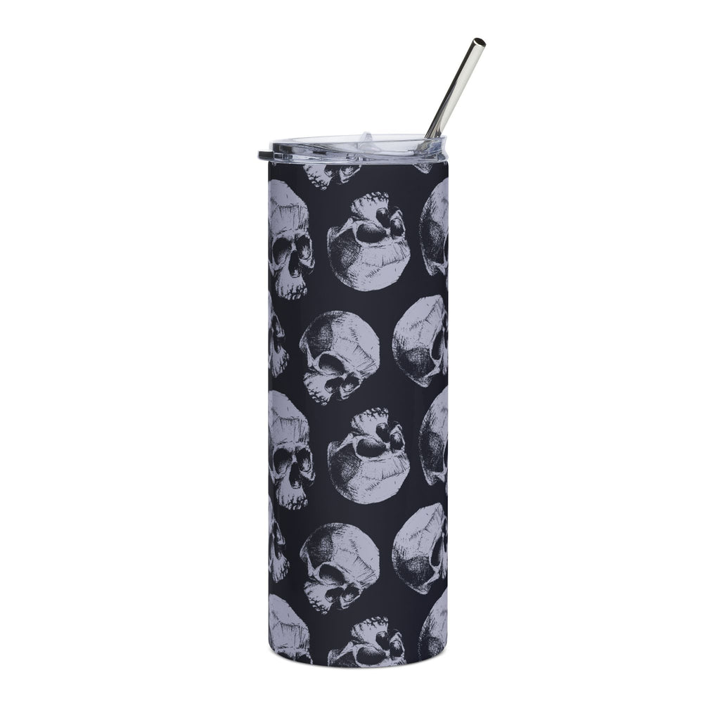 Skull Pattern Stainless Steel Tumbler (20 oz)