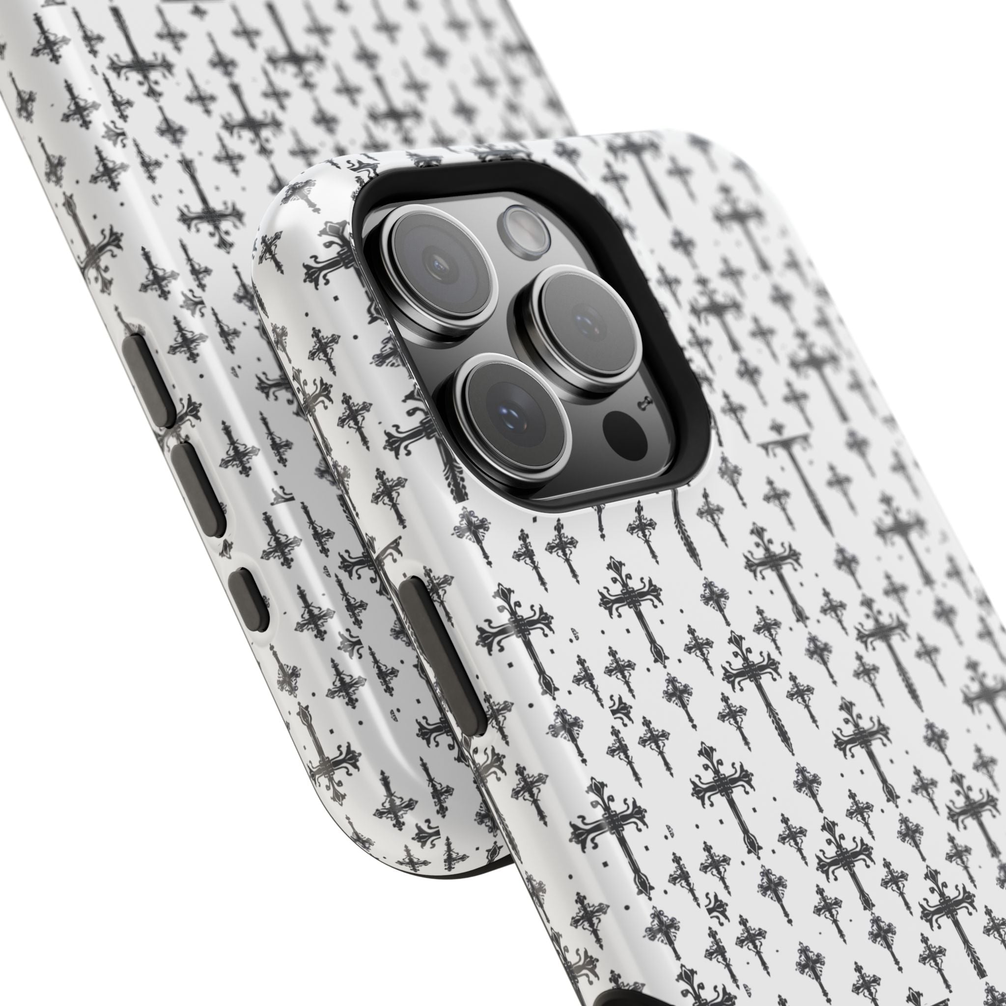 Gothic Cross Magnetic Impact Resistant Phone Case
