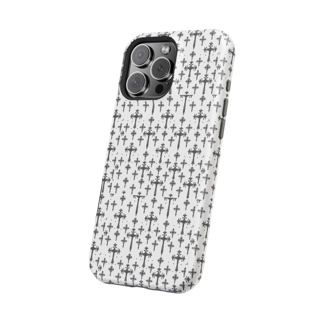 Gothic Cross Magnetic Impact Resistant Phone Case