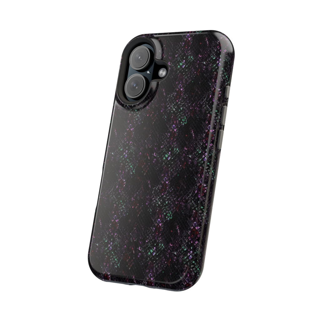 Iridescent Snakeskin Magnetic Impact Resistant Phone Case