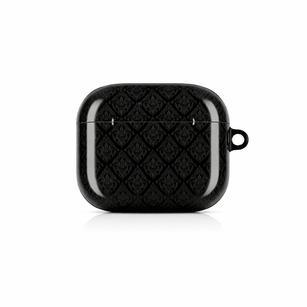 Black Damask AirPod Case