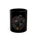 Gothic Floral Black Mug (11 oz)
