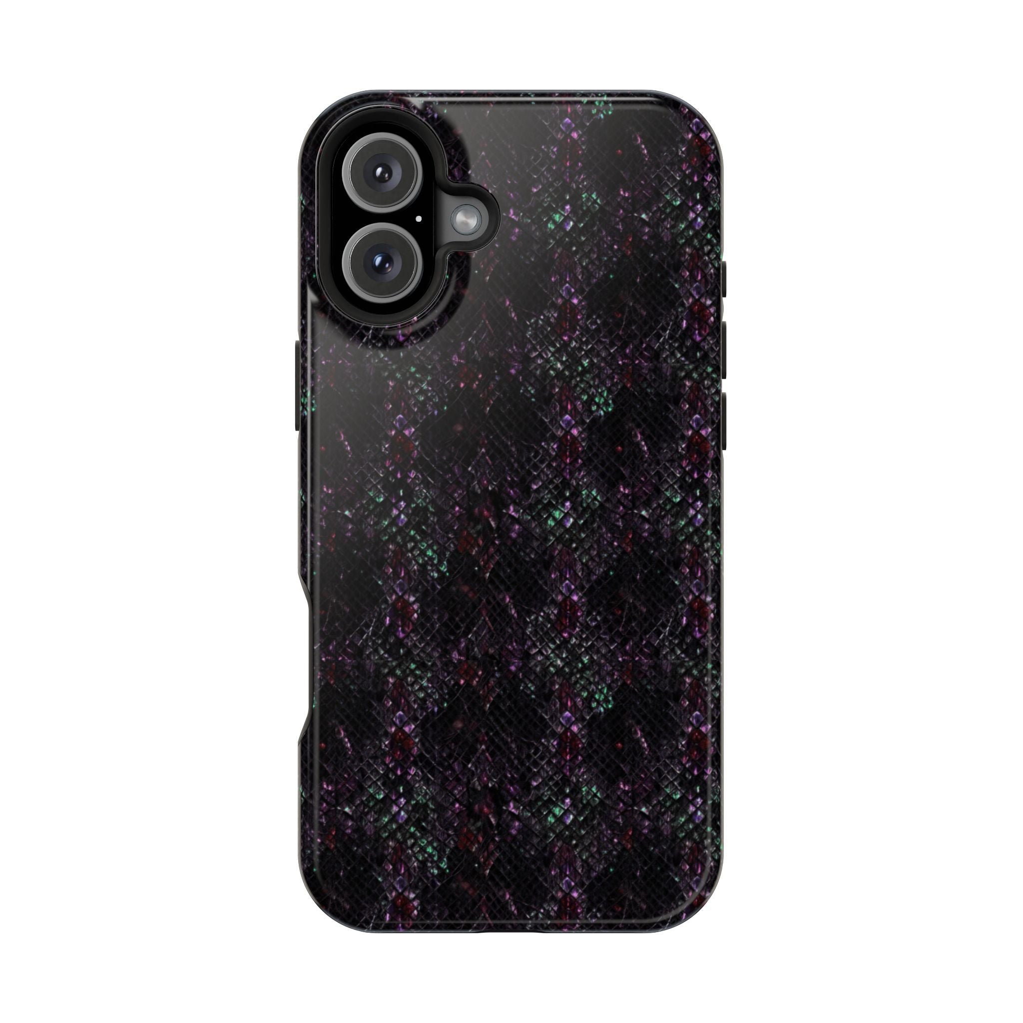 Iridescent Snakeskin Magnetic Impact Resistant Phone Case