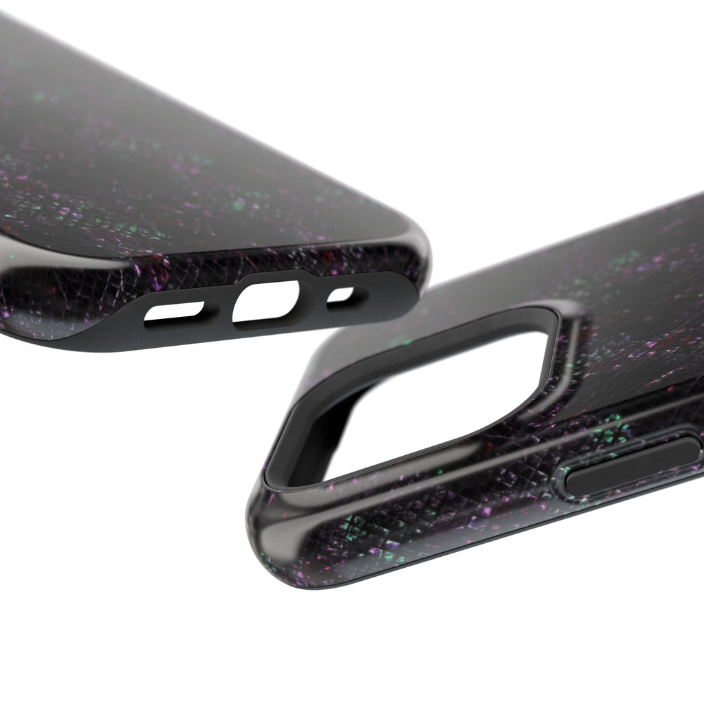 Iridescent Snakeskin Magnetic Impact Resistant Phone Case