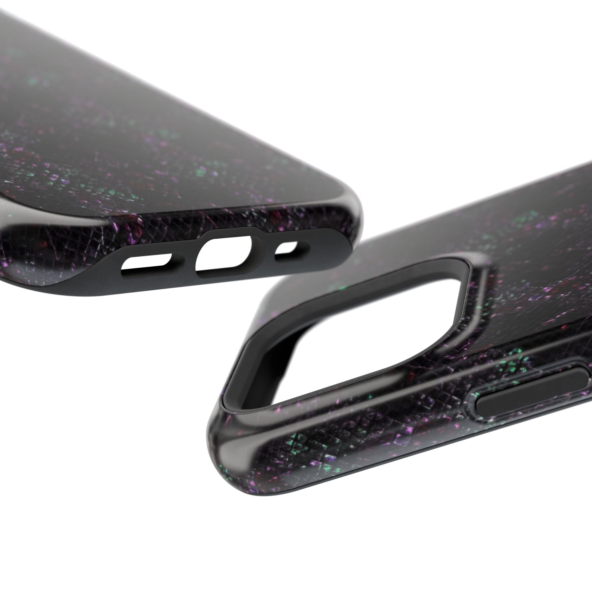 Iridescent Snakeskin Magnetic Impact Resistant Phone Case