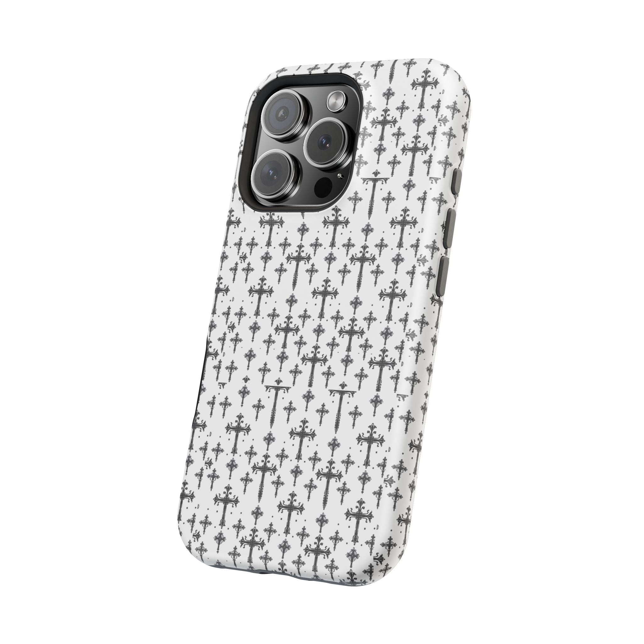 Gothic Cross Magnetic Impact Resistant Phone Case