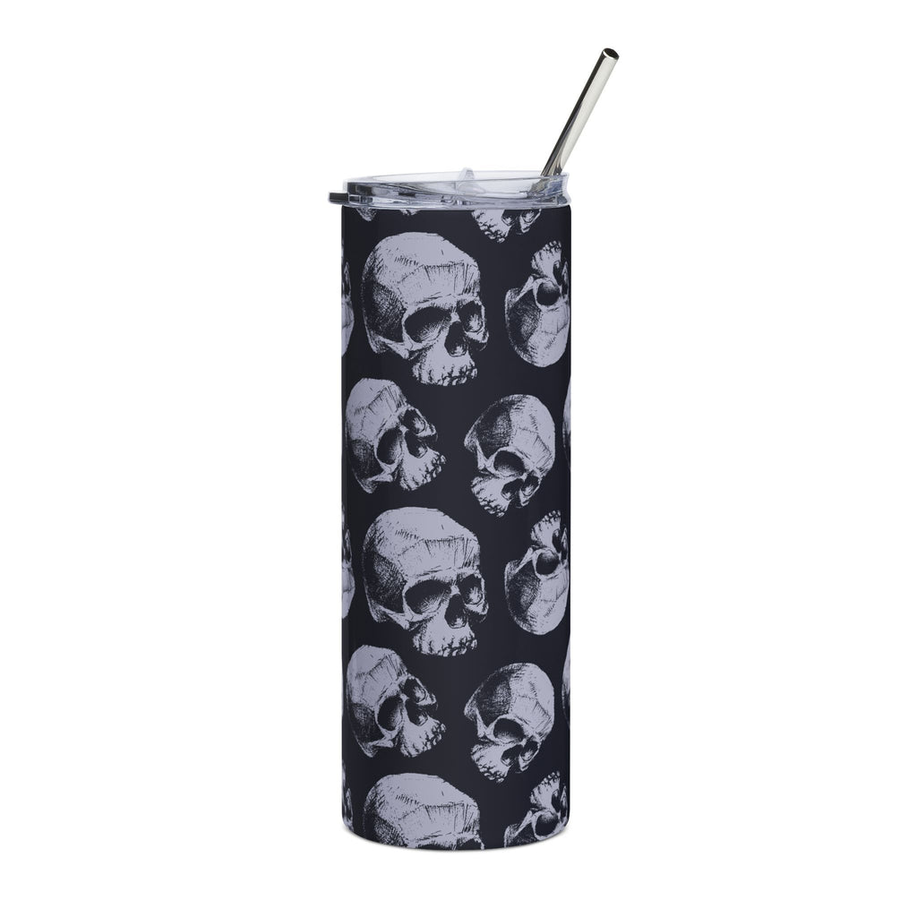 Skull Pattern Stainless Steel Tumbler (20 oz)