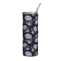 Skull Pattern Stainless Steel Tumbler (20 oz)