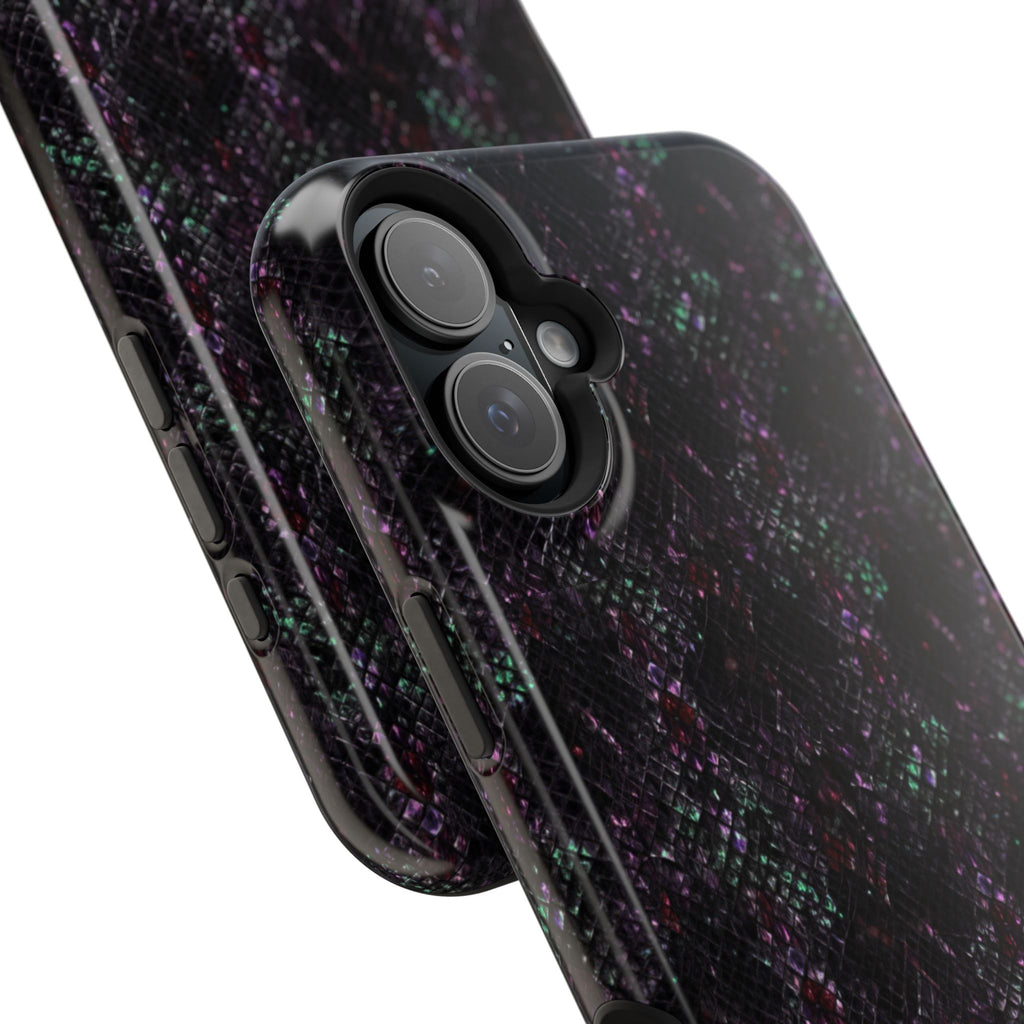 Iridescent Snakeskin Magnetic Impact Resistant Phone Case